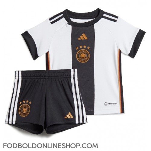 Tyskland Hjemme Trøje Børn VM 2022 Kortærmet (+ Korte bukser)